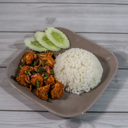 ข้าวไก่ป๊อปแซ่บ