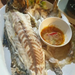 ปลากะพงเผาเกลือ