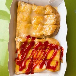 ขนมปังปิ้ง  นม