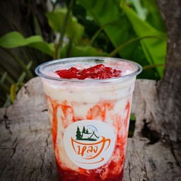 หลง คาเฟ่อีน ชา กาแฟ น้ำปั่น ปังปิ้ง อาหารฮาลาล เลียบวารี 21