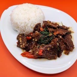กะเพราเนื้อตุ๋น