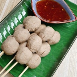 ลูกชิ้นปิ้งเนื้อ ไซส์ 5ไม้