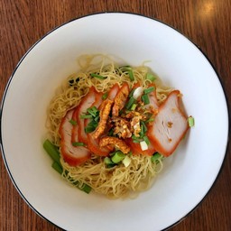 Egg Noodle With Bbq Pork
