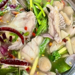 ต้มยำ เนื้อปลาเก๋า น้ำใส