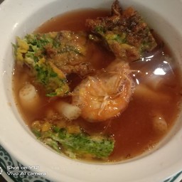 แกงส้ม ไหลบัว ชะอม (มังสวิรัติ)