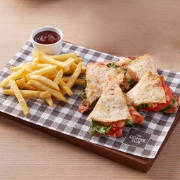 Flat Grill Parma Ham & Rocket with Fries