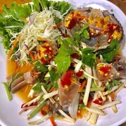 ยำปูทะเลไข่