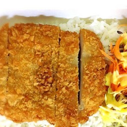 ข้าวหน้าไก่ทอด