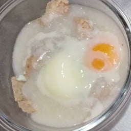 โจ๊กเด็ก+ไข่ลวก