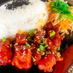 ข้าวหน้าไก่ทอด เกาหลี