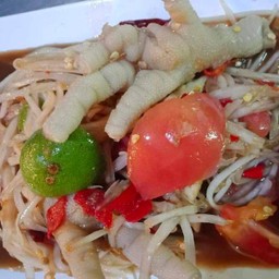 ตำตีนไก่