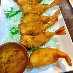 กุ้งชุบแป้งทอด