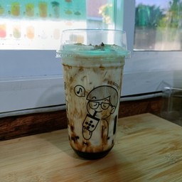 3Dชานมไข่มุก พระพุทธบาท