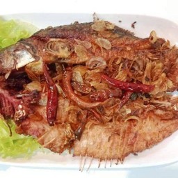 ปลาส้มทอด