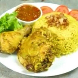 ข้าวหมกไก่ ไก่ 2 ชิ้น