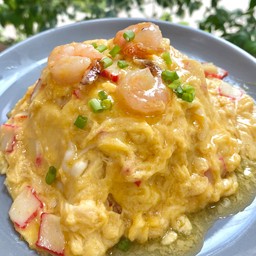 ข้าวไข่ข้นกุ้ง