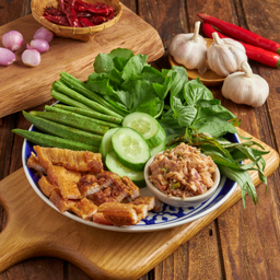ชุดน้ำชุบหยำหมูคั่วเกลือ