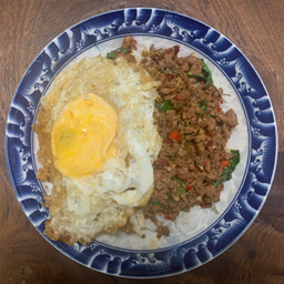 กะเพราเนื้อ ตาฟลุ๊ค