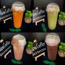 ร้านกาแฟ ชา ผลไม้ปั่น" Popa Coffee "(ปอปลา คอฟฟี่)