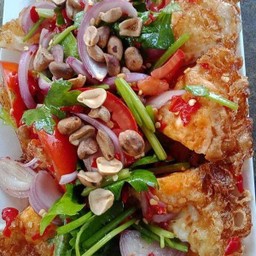 ยำไข่่ดาว