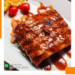 สเต็ก ซี่โครงหมู บาบีคิว