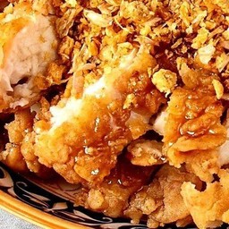 ไก่ทอด ซอสน้ำปลา