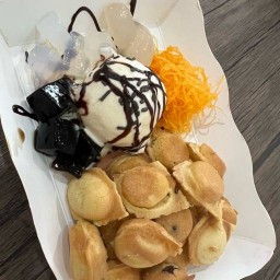 วาฟเฟิล วาฟเฟิล ไอศครีม ทรงเครื่อง