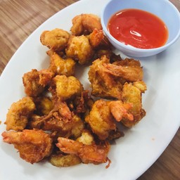 กุ้งทอดกระเทียม