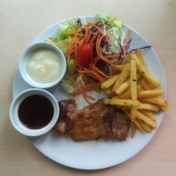 สเต็กไก่ สไปซี่เกาหลี
