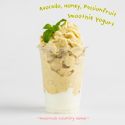 อโวคาโด้ น้ำผึ้ง +เสาวรส โยเกิร์ต