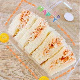 แซนวิช ปูอัดครีมสด อร่อย