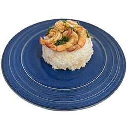 ข้าวกะเพรากุ้ง