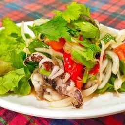 ลาบปลาหมึก