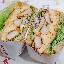 แซนวิชอกไก่ BBQ ไข่ข้น