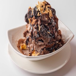 ปังเย็นมอคค่าอัลมอนด์ฟัดจ์