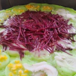 น้องเจแปน ขนมครกแฟนซีไส้ทะลัก เดอะคัลเลอร์ พรีเมี่ยม กม.10