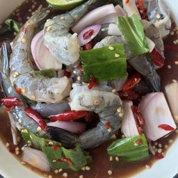 ยำกุ้งสด ระบุด้วยนะคะ ไส่ปลาร้า, ไม่ปลาร้า โปร (ขายดี)