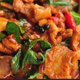 ผัดพริกแกง(ราดข้าว)