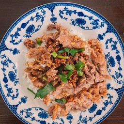 ข้าวหมูทอด บ้านจู