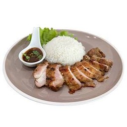 ข้าวไก่ย่างสมุนไพร