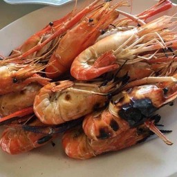 กุ้งเผา กิโลกรัมละ