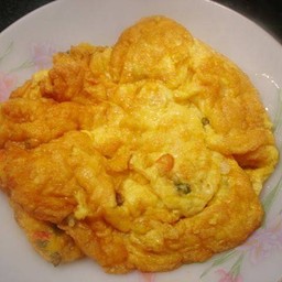 ไข่เจียวกุ้งสับ