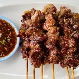 เนื้อย่าง5ไม้+น้ำจิ้มแจ่ว