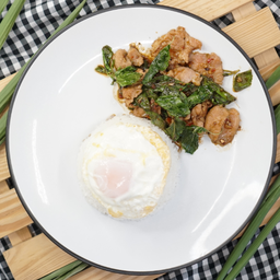 ข้าวกะเพราหมู DL