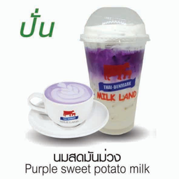 นมสดมันม่วง(ปั่น)
