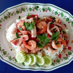 ข้าวทะเลคั่วพริกเกลือ
