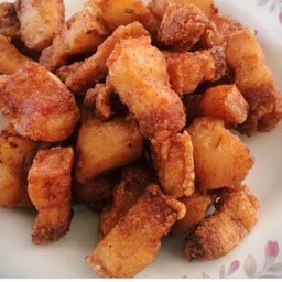 หมูสามชั้นทอด
