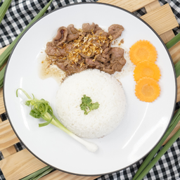 ข้าวตับกระเทียม DL