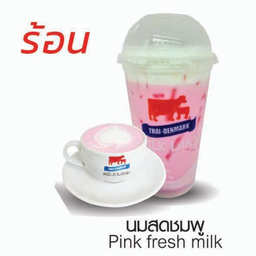 นมชมพู(ร้อน)