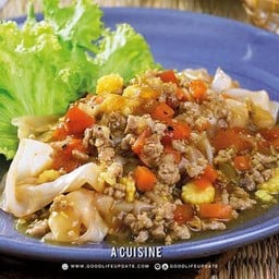 ก๋วยเตี๋ยวราดหน้าหมูสับ